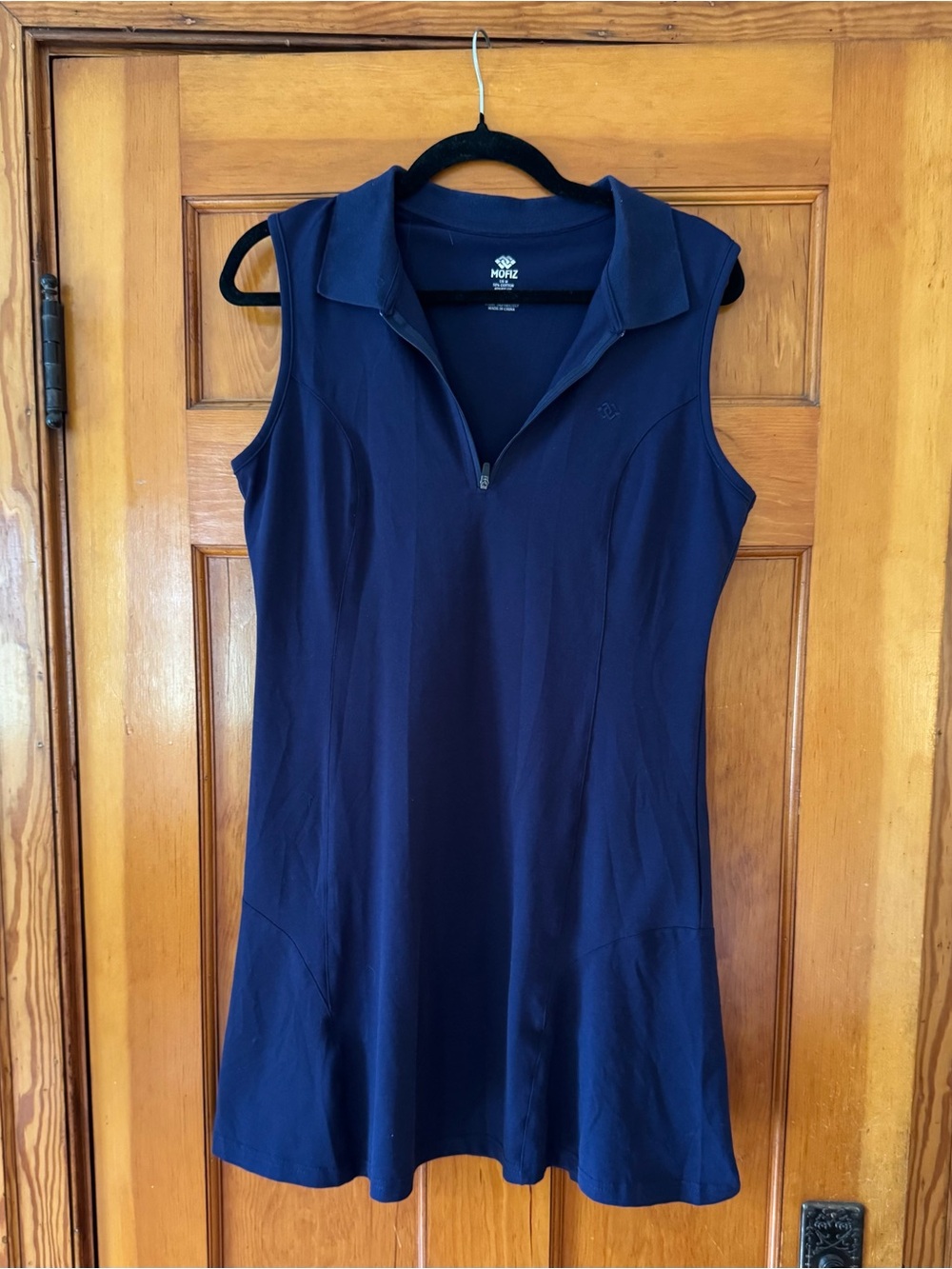 Mofiz Navy Sleeveless Polo Dress